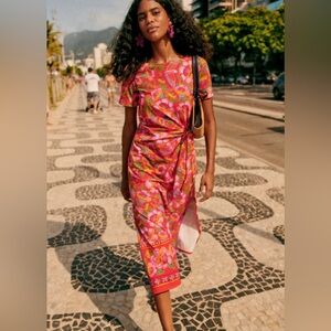 Sezane x Farm Rio Pippa dress size S EUC